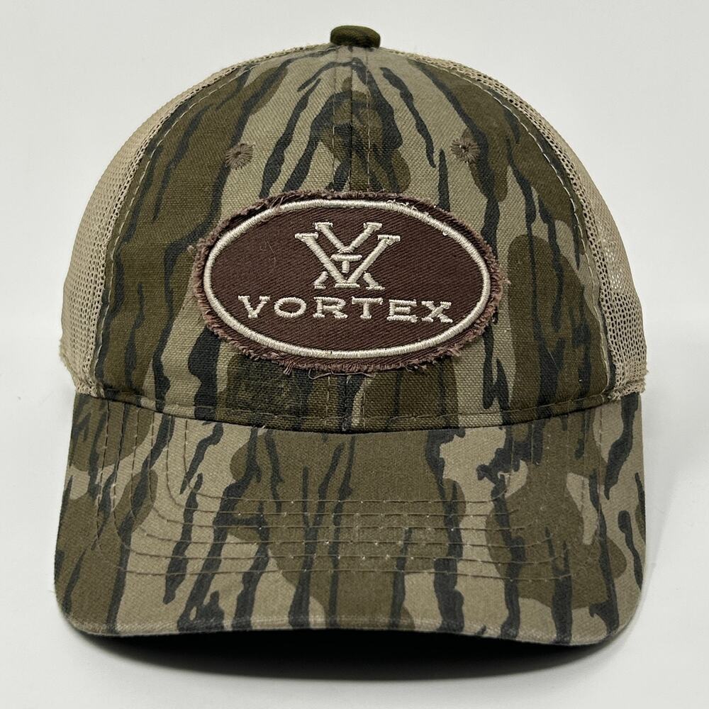 Vortex Optics Trucker Hat Baseball Cap Camouflage Hunting Hunter Snapback Beige